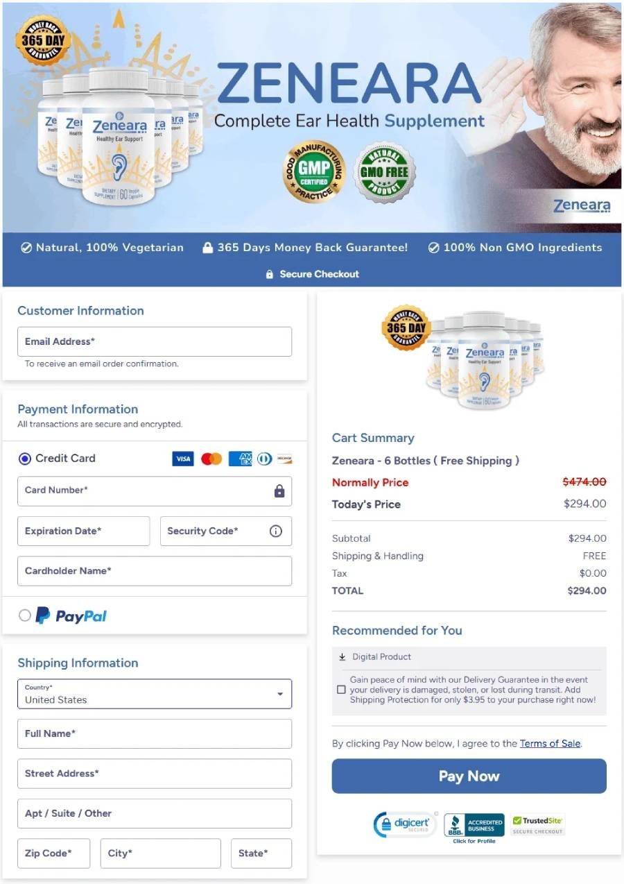 zeneara-secure-safe-confident-checkout-order